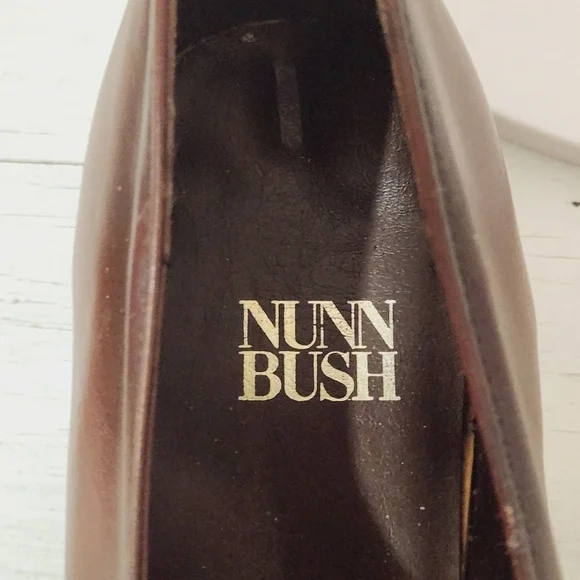 New Old Stock NOS Vintage Nunn Bush Brown Leather Loafer  display picture 3